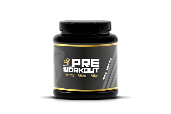 Pre Workout Appel & Aardbei, 300 Gram